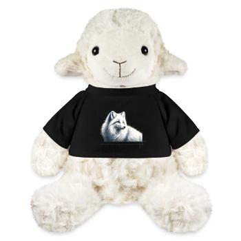 Fox in winter elegance - MiniFeet® Sheep Annika - black - Front