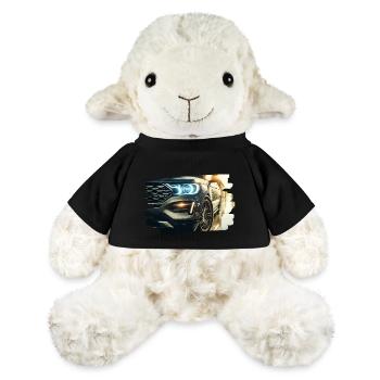 Voiture de luxe moderne dans le reflet de la pluie - Mouton en peluche Annika MiniFeet® - noir - Devant