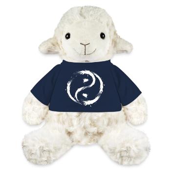 Enso Zen Kreis Pinselstrich - Ying Yang - MiniFeet® Schaf Annika - French Navy - Vorne