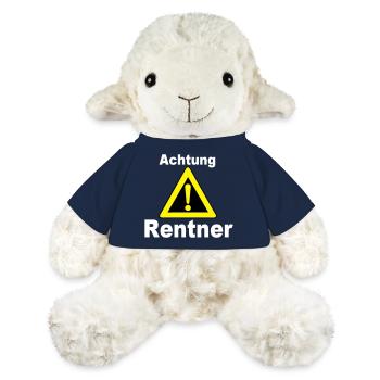 Rente Rentner Rentnerin Berufe Achtung Rentner(25) - MiniFeet® Schaf Annika - French Navy - Vorne