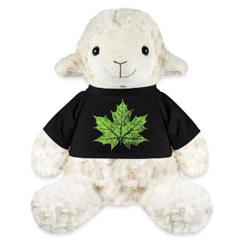 Feuille d’érable - VERT - Naturel / Design forestier - Mouton en peluche Annika MiniFeet® - noir - Devant
