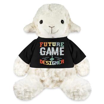 Zukünftiger Spielentwickler - MiniFeet® Schaf Annika - Schwarz - Vorne