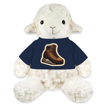 Wanderstiefel Patchstickerei - MiniFeet® Schaf Annika - French Navy - Vorne
