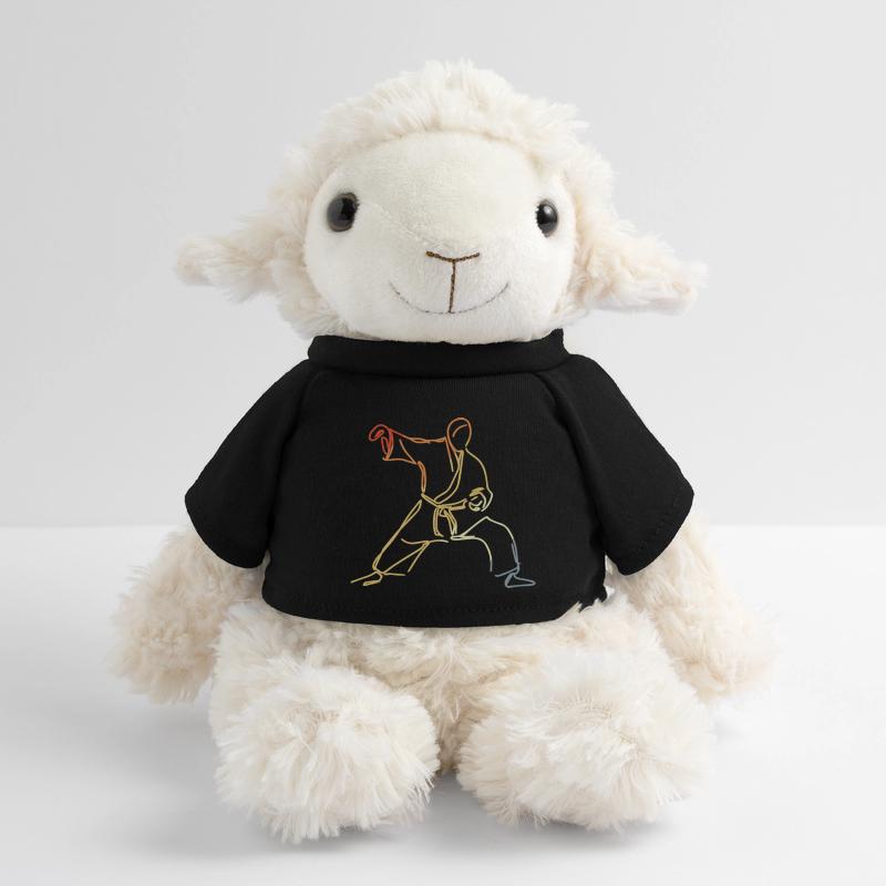 Dessin de judo Mouton en peluche Annika MiniFeet®