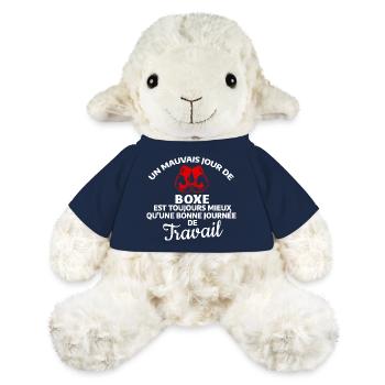 Motivational Quote for Combat Athlete - MiniFeet® Sheep Annika - french navy - Front