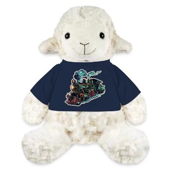 Lokomotive Cartoon Look - MiniFeet® Schaf Annika - French Navy - Vorne
