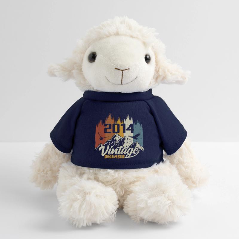 Geburtstagsgeschenk geboren im Dezember 2014 MiniFeet® Schaf Annika
