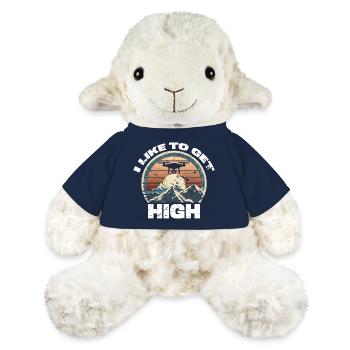 Drone J’aime me défoncer - Mouton en peluche Annika MiniFeet® - bleu marine - Devant