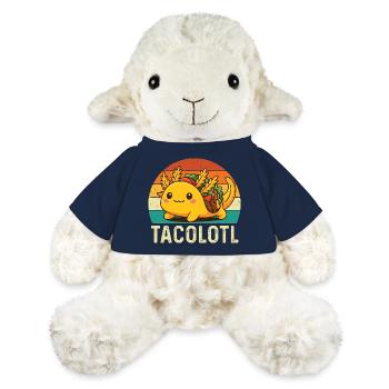 Tacolotl Süßes Axolotl Taco Mashup - MiniFeet® Schaf Annika - French Navy - Vorne