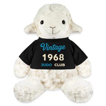 Vintage 1968 Judo Club Retro Birth Year Gift - MiniFeet® Sheep Annika - black - Front