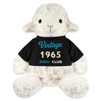 Vintage 1965 Judo Club Retro Birth Year Gift - MiniFeet® Sheep Annika - black - Front