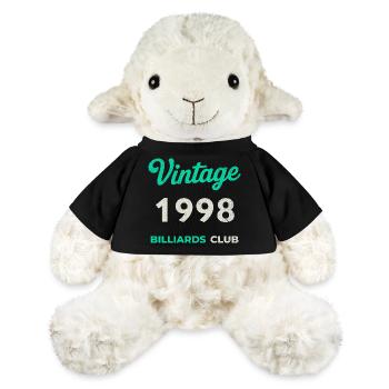 Vintage 1998 – Billiards Club Retro Geburtsjahr - MiniFeet® Schaf Annika - Schwarz - Vorne