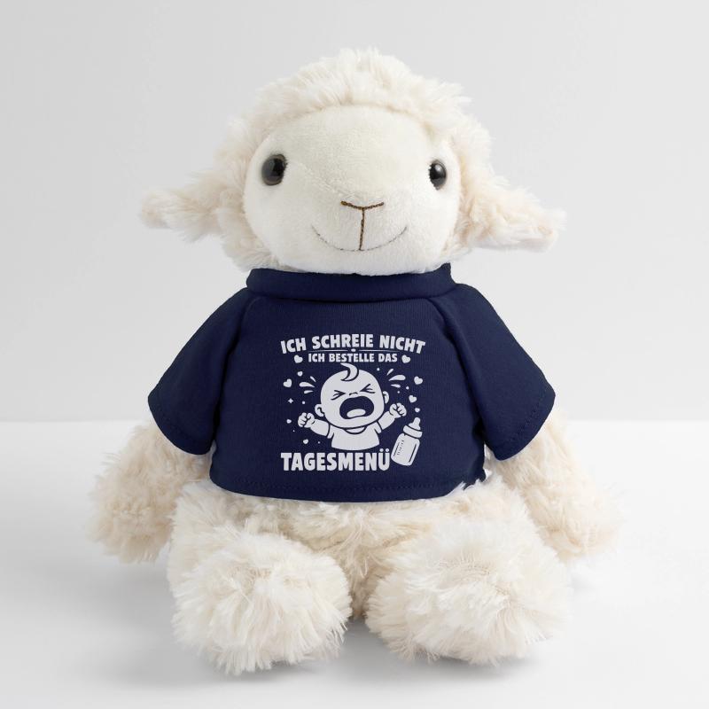 Je ne crie pas, je commande le menu du jour Mouton en peluche Annika MiniFeet®