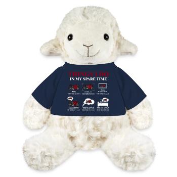 Choses que je fais pendant mon temps libre - Mouton en peluche Annika MiniFeet® - bleu marine - Devant