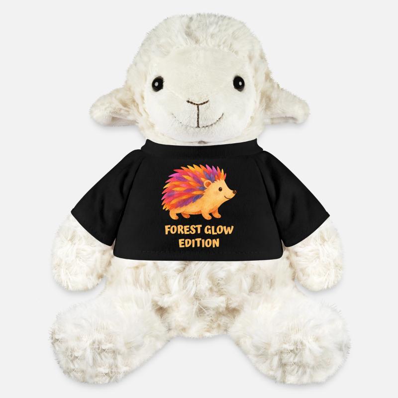 Hérisson Coloré - Mouton en peluche Annika MiniFeet® - noir