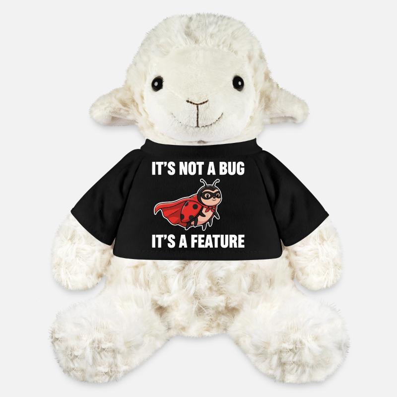 No Bug, Just Feature – Superhero Ladybug - MiniFeet® Sheep Annika - black
