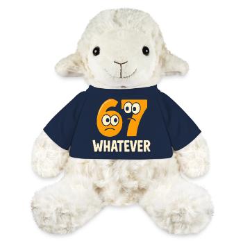 Six Seven Whatever Italian Brainrot Humor Meme  - MiniFeet® Schaf Annika - French Navy - Vorne