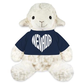 Nevada Herz Typografie - MiniFeet® Schaf Annika - French Navy - Vorne