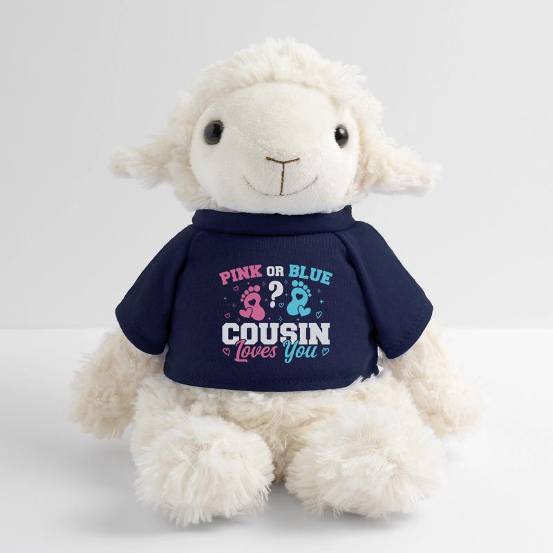 Rosa oder blauer Cousin liebt dich - Cousine MiniFeet® Schaf Annika