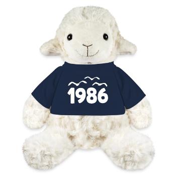 1986 Year Birthday Vintage 1986 - MiniFeet® Sheep Annika - french navy - Front