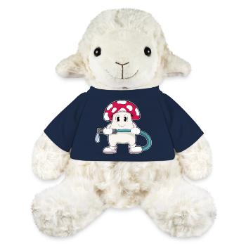 Mushroom Firefighter Fire Hose Fire Brigade - MiniFeet® Sheep Annika - french navy - Front