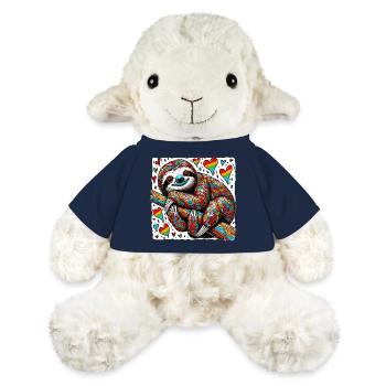 Sloth with Hearts - MiniFeet® Sheep Annika - french navy - Front