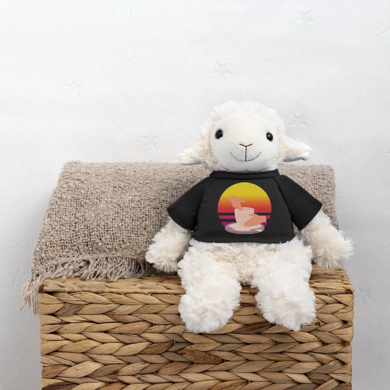Ceramic Passion Sunset MiniFeet® Sheep Annika