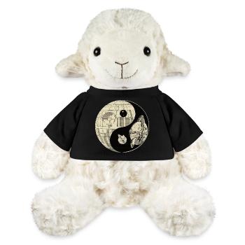 Galaktisches Yin Yang Weltraumduell - MiniFeet® Schaf Annika - Schwarz - Vorne