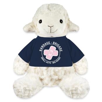 Bandade-Brigade Kleine Taten. Großes Herz. Druck auf der Brust - MiniFeet® Schaf Annika - French Navy - Vorne