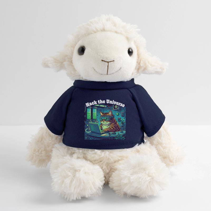 Chat hacker dans l’univers Mouton en peluche Annika MiniFeet®