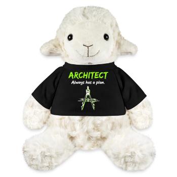 Architecture Boussole Plan de construction Architecte - Mouton en peluche Annika MiniFeet® - noir - Devant