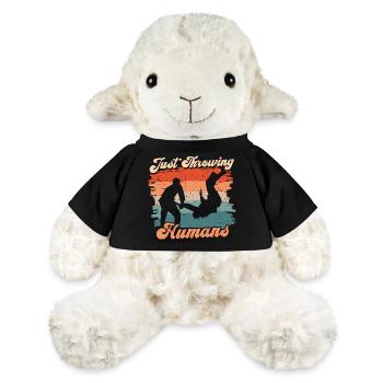 Le judo arts martiaux : juste lancer des humains - Mouton en peluche Annika MiniFeet® - noir - Devant
