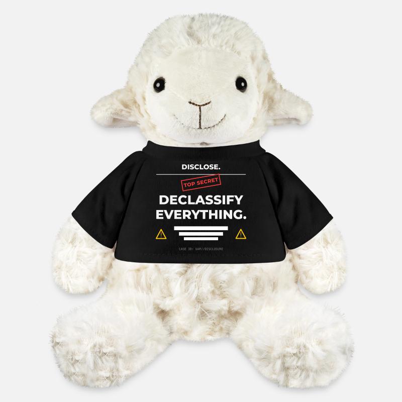 DISCLOSE. Declassify Everything – UAP  - MiniFeet® Schaf Annika - Schwarz