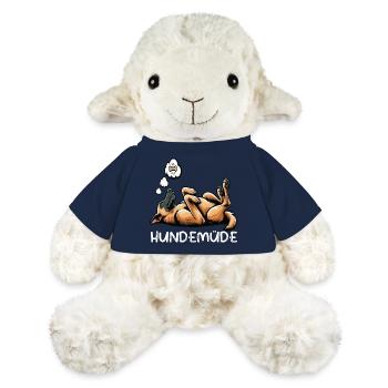 Hundemüde Malinois Belgischer Schäferhund  - MiniFeet® Schaf Annika - French Navy - Vorne