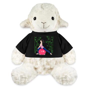 Exercices de Pilates Exercices de Fitness - Mouton en peluche Annika MiniFeet® - noir - Devant