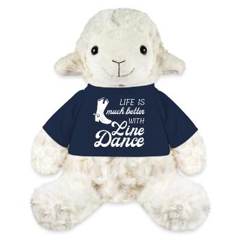 Gift Idea: Live is much better with Line Dance - MiniFeet® Sheep Annika - french navy - Front