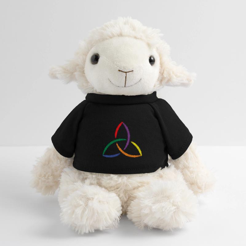 Celtic symbol Triquetra Rainbow MiniFeet® Sheep Annika