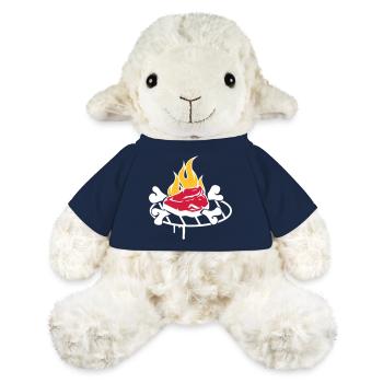 Steak with bones on the grill - MiniFeet® Sheep Annika - french navy - Front