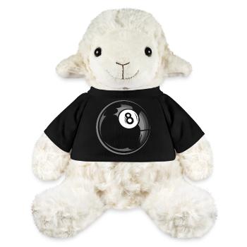 8ball billiard ball pool symbol icon Logo - MiniFeet® Sheep Annika - black - Front
