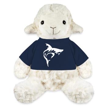Requin - Mouton en peluche Annika MiniFeet® - bleu marine - Devant