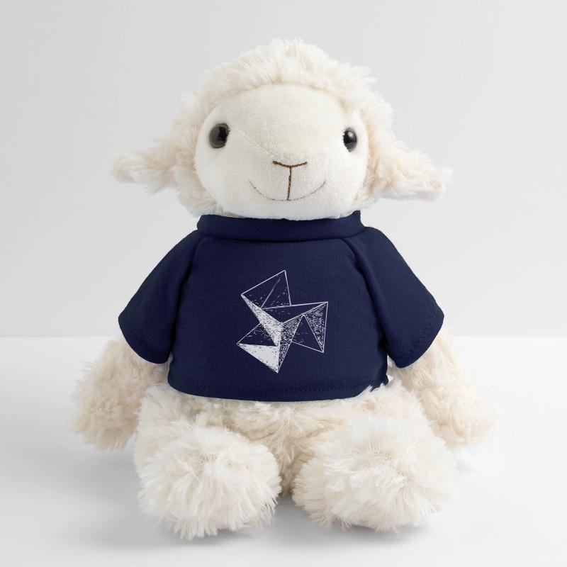 3d Triangle Vintage Cube structure Mouton en peluche Annika MiniFeet®