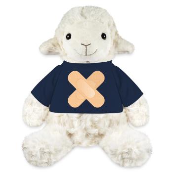 crossed sticking plaster as a design element - MiniFeet® Sheep Annika - french navy - Front