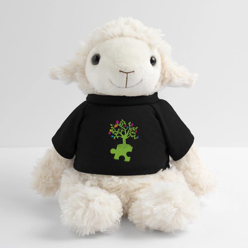 Arbre de puzzle de sensibilisation à l’autisme Mouton en peluche Annika MiniFeet®