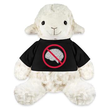 Gehirn verboten Schild - MiniFeet® Schaf Annika - Schwarz - Vorne