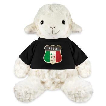 Pisa Italien Wappen Flaggen Design - MiniFeet® Schaf Annika - Schwarz - Vorne