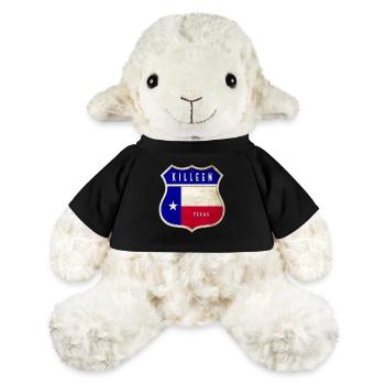 Killeen Texas Crest Flag Design - MiniFeet® Sheep Annika - black - Front