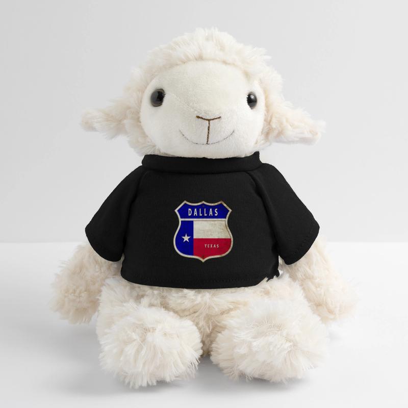 Design du drapeau de Dallas, Texas Mouton en peluche Annika MiniFeet®