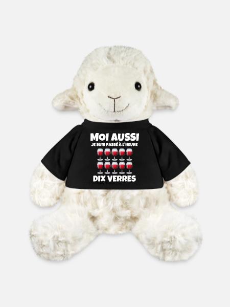 heure d'hiver - Mouton en peluche Annika MiniFeet® - noir