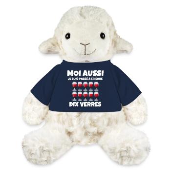 heure d'hiver - Mouton en peluche Annika MiniFeet® - bleu marine - Devant