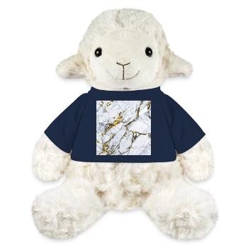 Marble White Gold Texture - MiniFeet® Sheep Annika - french navy - Front